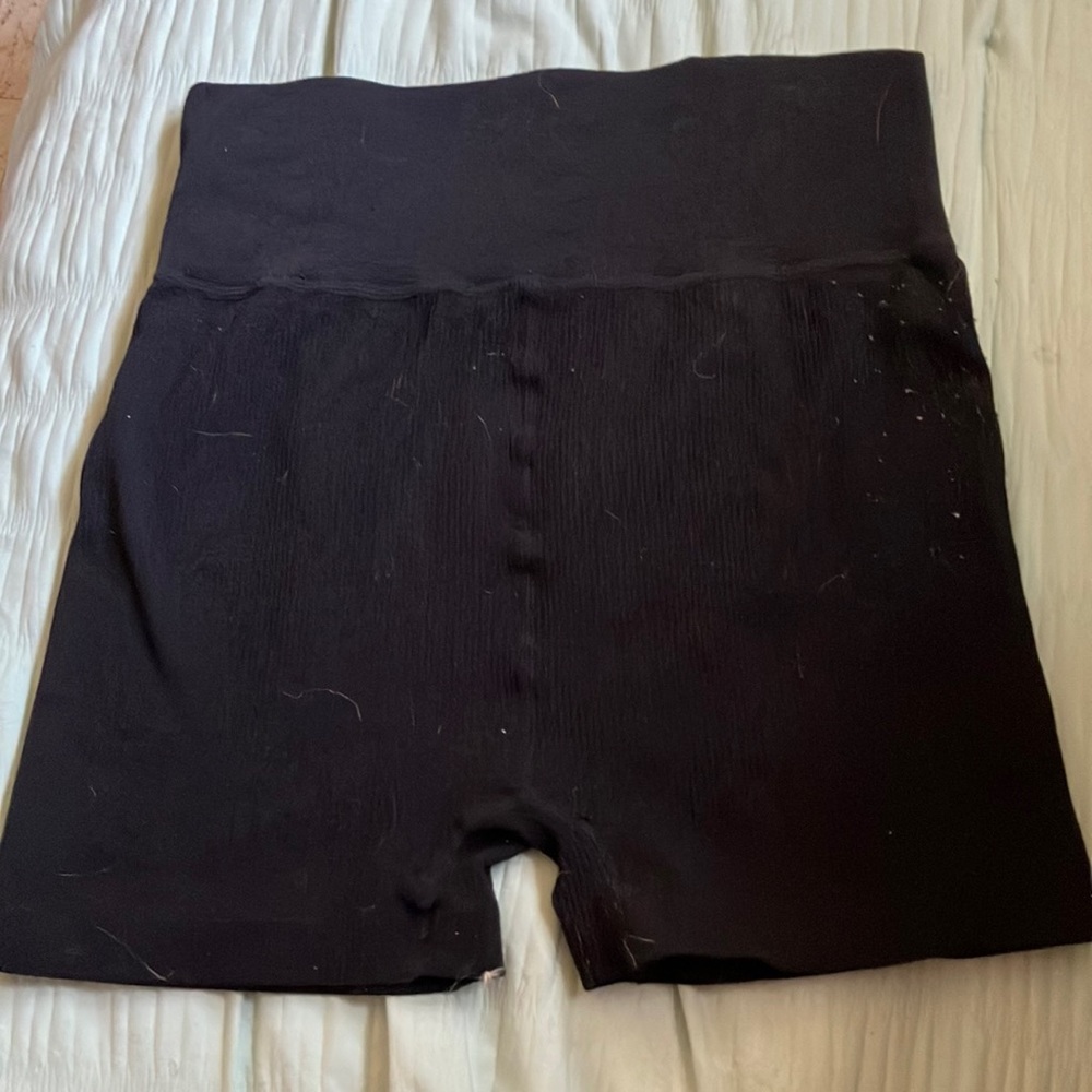 Black biker shorts